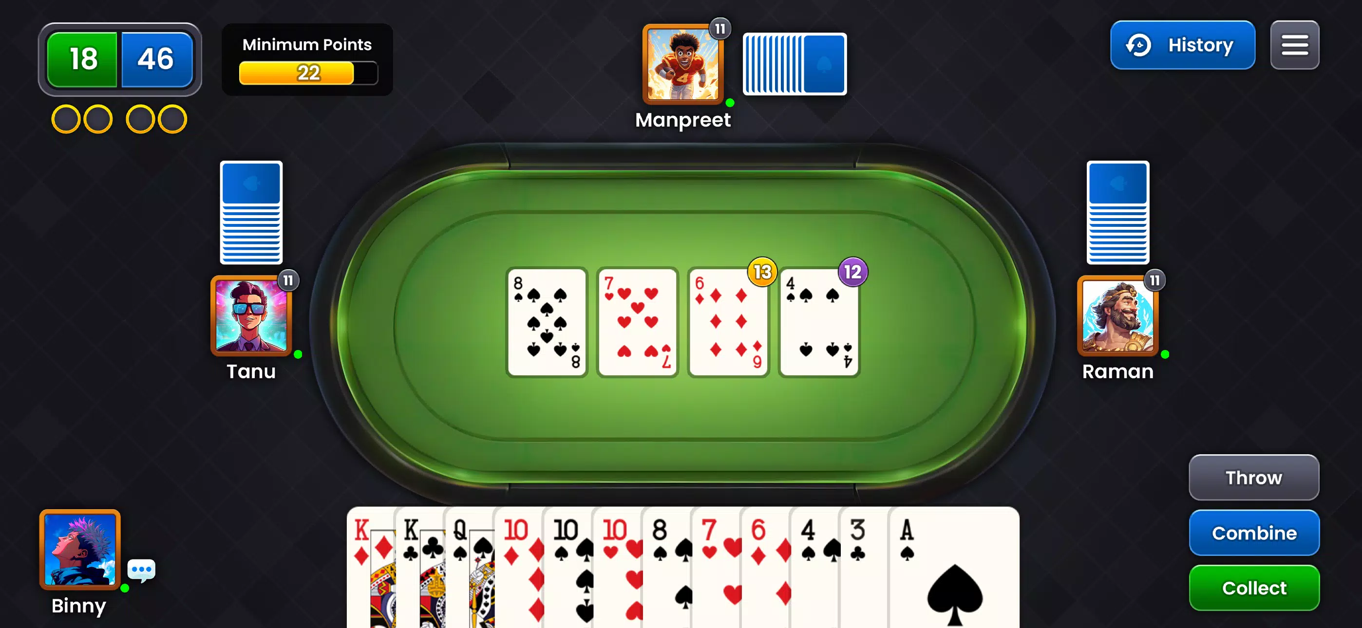 Seep King Online Card Game  Screenshot 1
