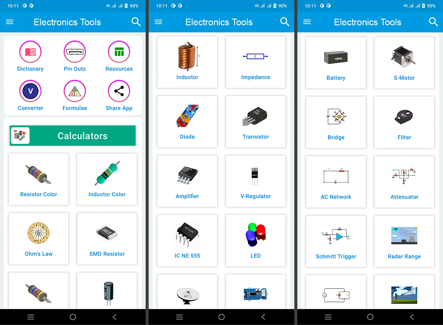 Electronics Tools: ElectroCalc Screenshot 1
