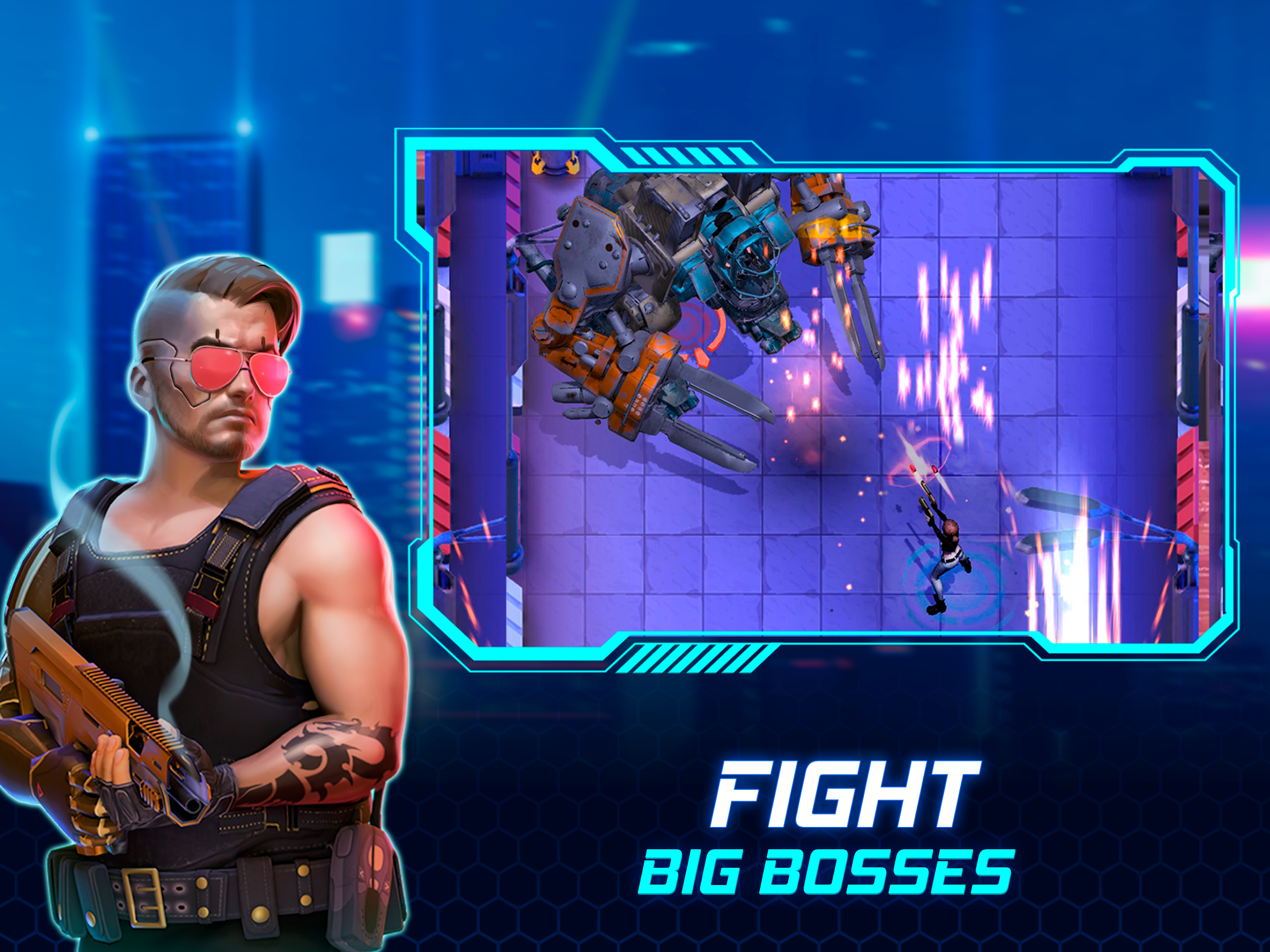 Cyberpunk Hero: Epic Roguelike  Screenshot 15