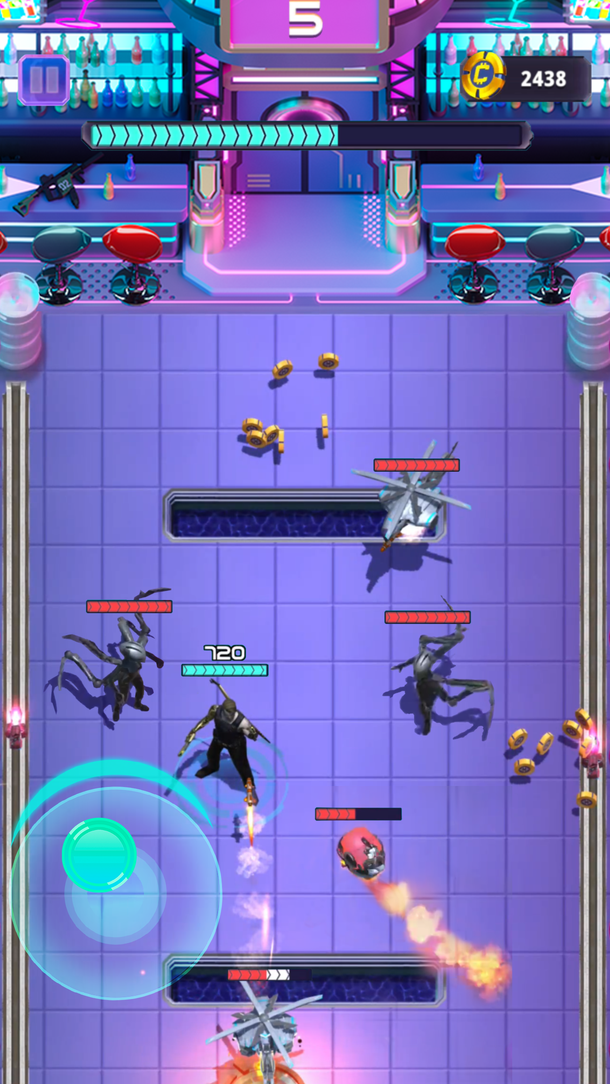 Cyberpunk Hero: Epic Roguelike  Screenshot 4