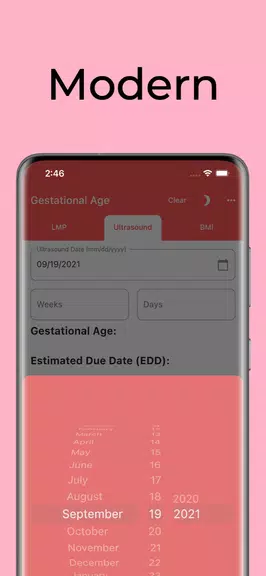 Gestational Age (baby's age) Screenshot 4
