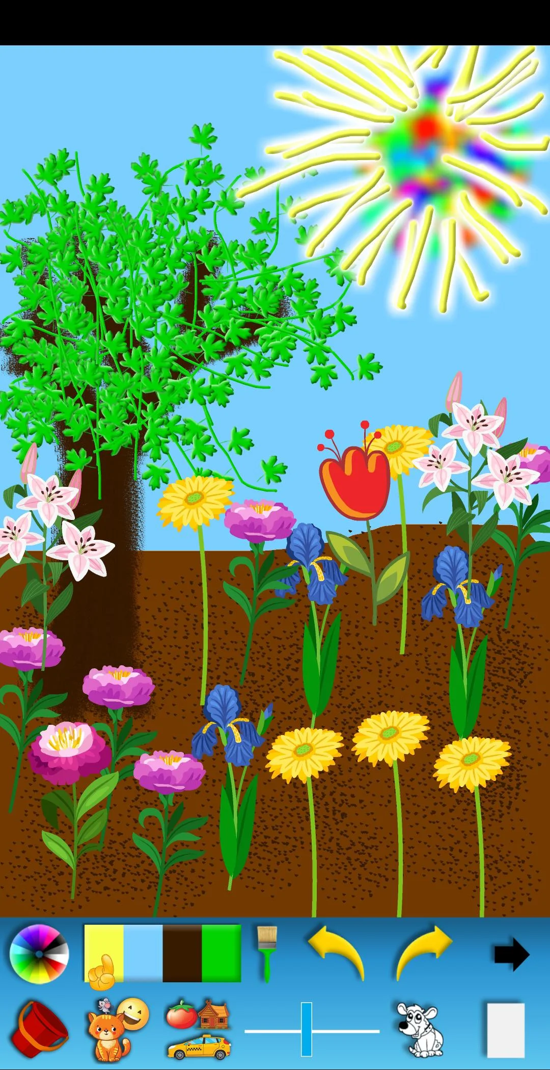 Kids paint & Coloring Book  Screenshot 4