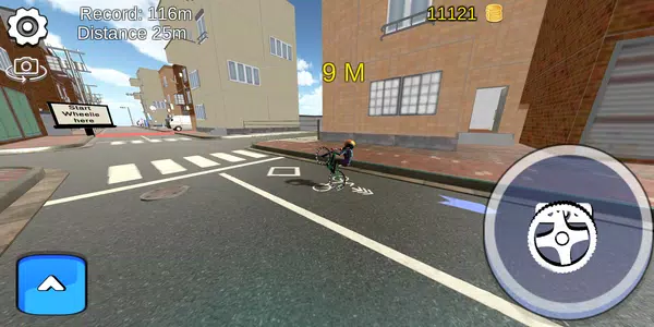 Wheelie Bike 3D  Screenshot 2