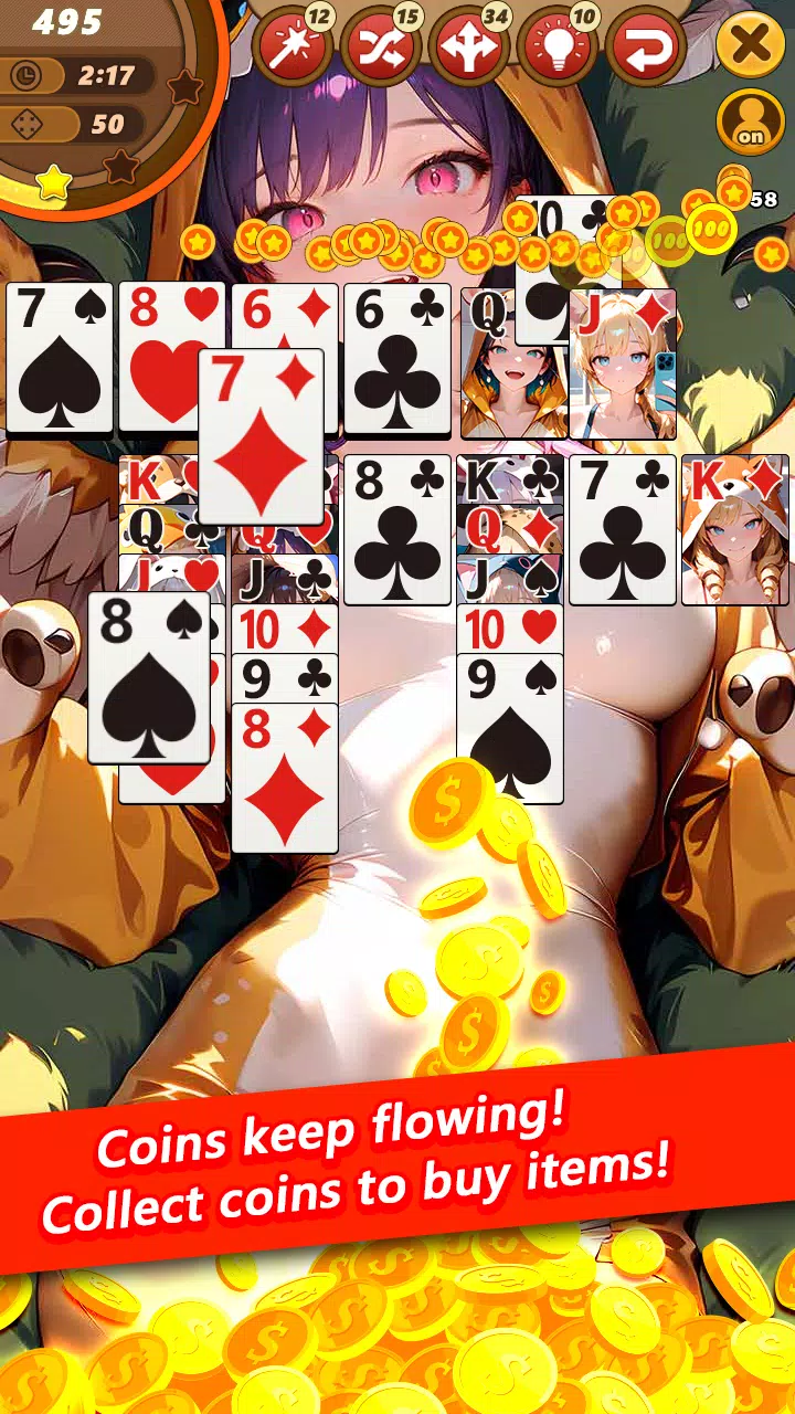 Solitaire Costume Girls  Screenshot 3