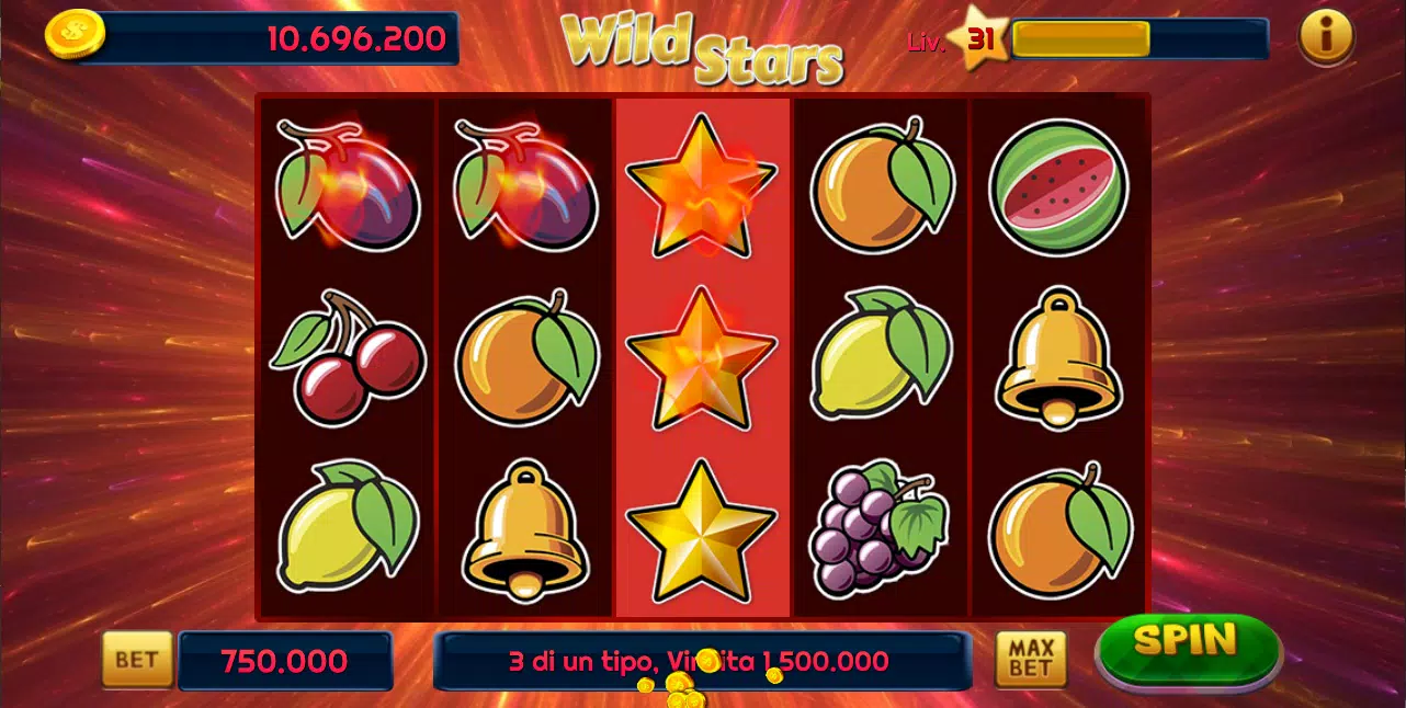 Wild Stars Slot  Screenshot 2