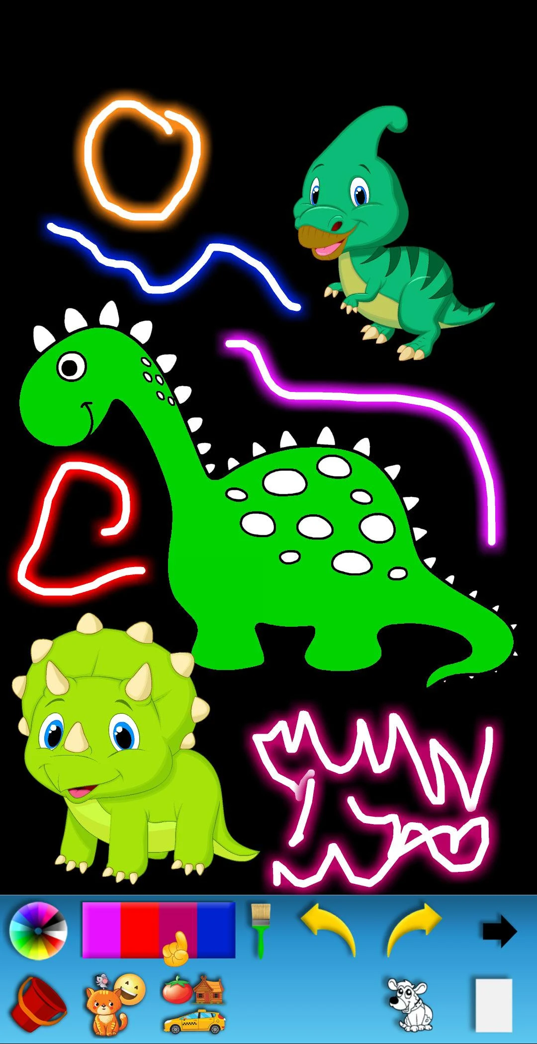 Kids paint & Coloring Book  Screenshot 1