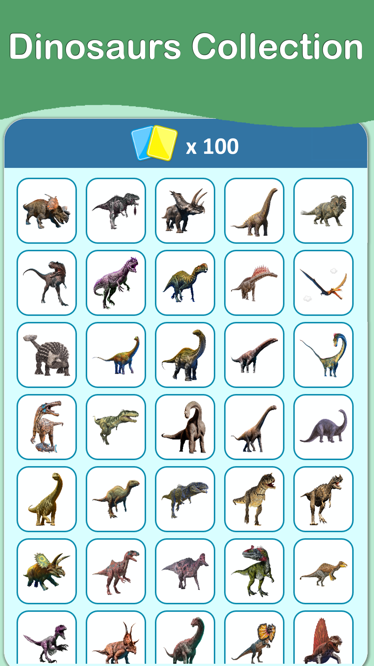 Dino World : Dino Cards Games  Screenshot 1