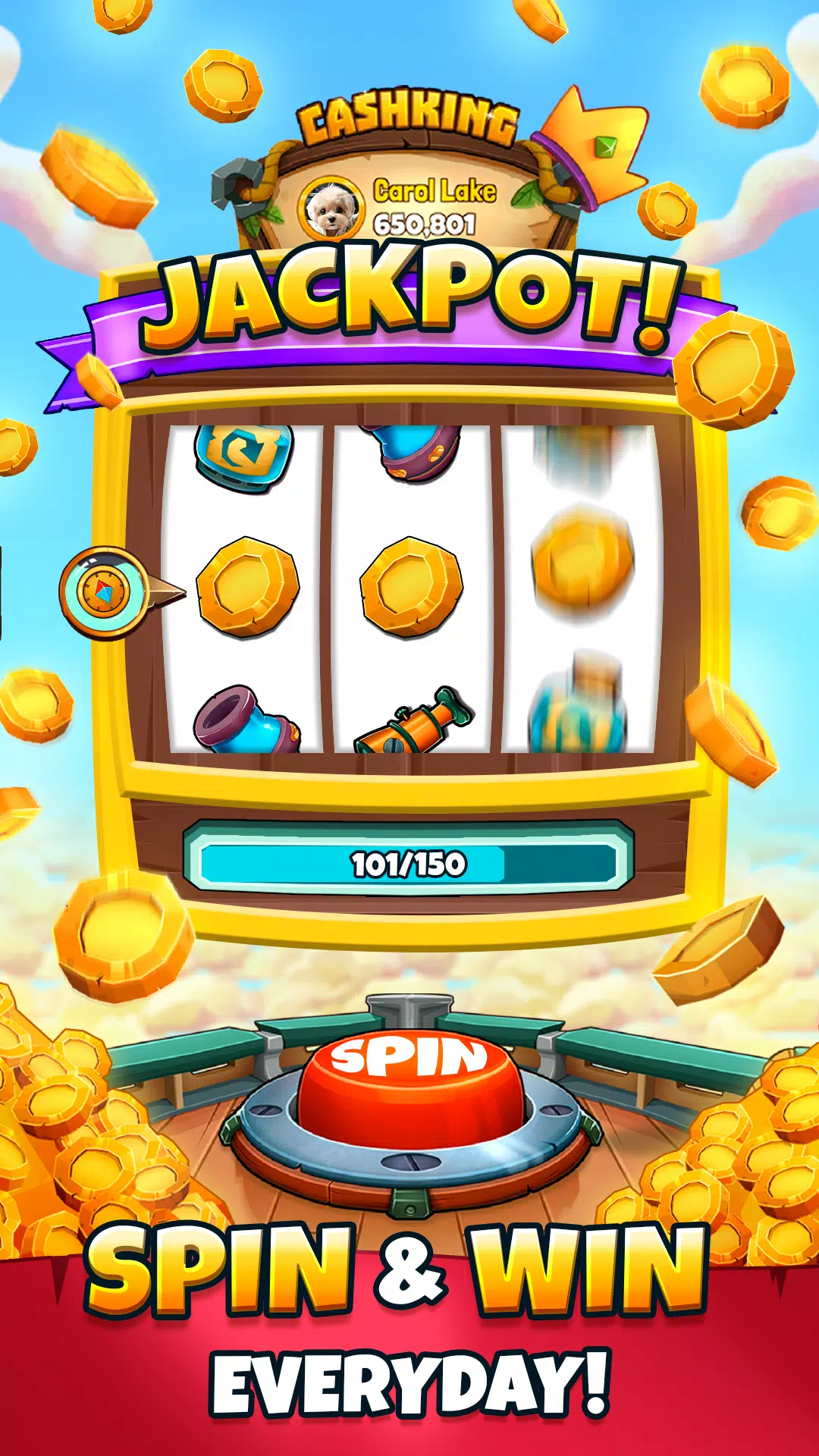 King Boom Pirate Coin Game  Screenshot 1