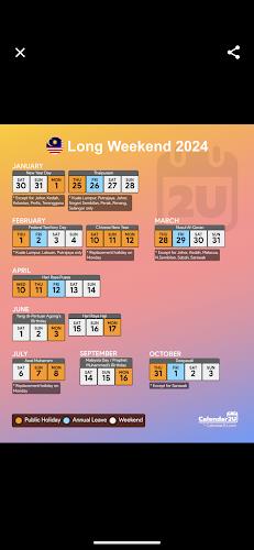 Malaysia Calendar - Calendar2U Screenshot 5