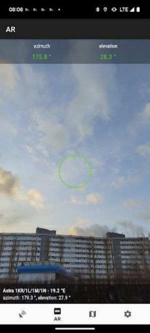 SatFinder Screenshot 2