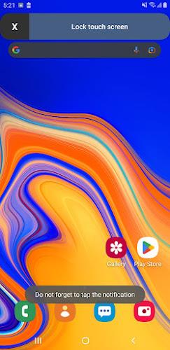 Lock touch screen for video Screenshot 5