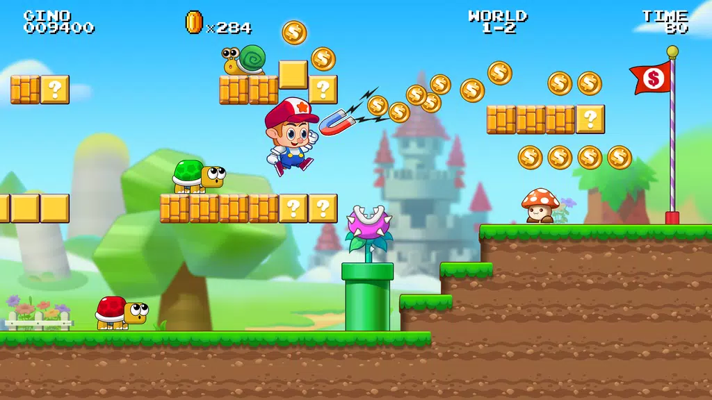 Super Gino Bros - Jump & Run Screenshot 1