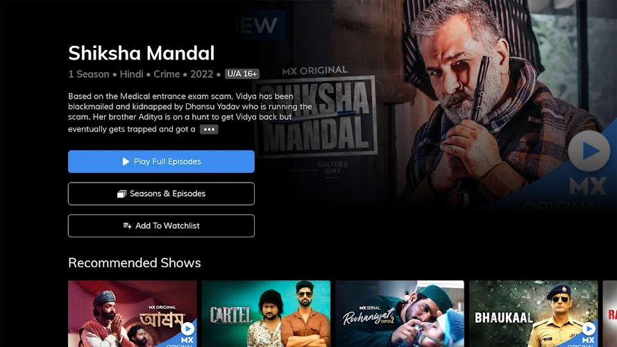 MX Player TV Screenshot 10