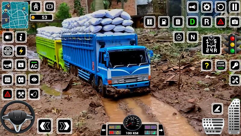 Offroad Mud Truck Driving Game  Screenshot 9