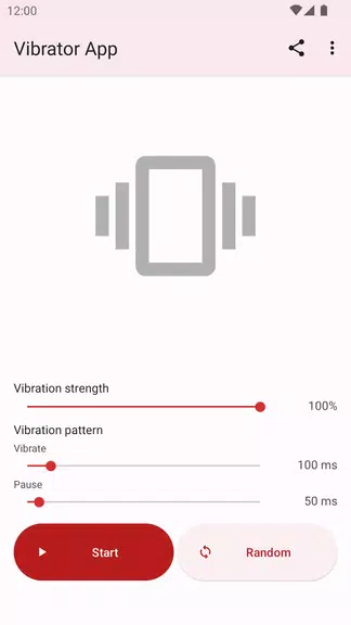 Vibrator App Screenshot 1