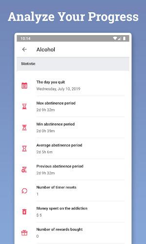 Quitzilla: Bad Habit Tracker Screenshot 4