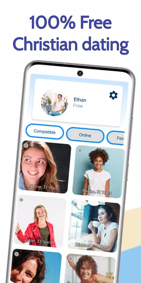 Christianical, dating chat app Screenshot 1