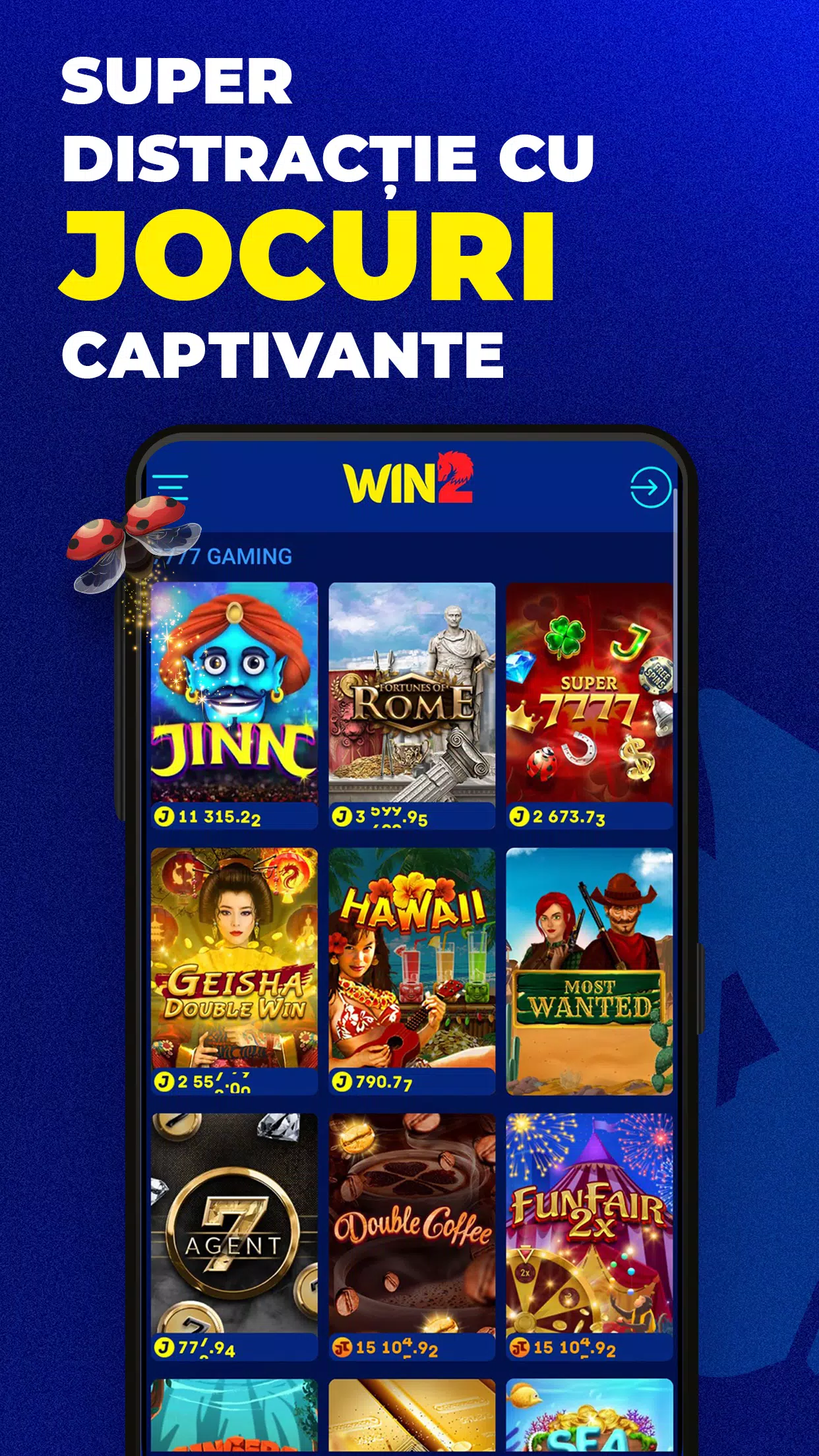 WIN2RO - Casino  Screenshot 1