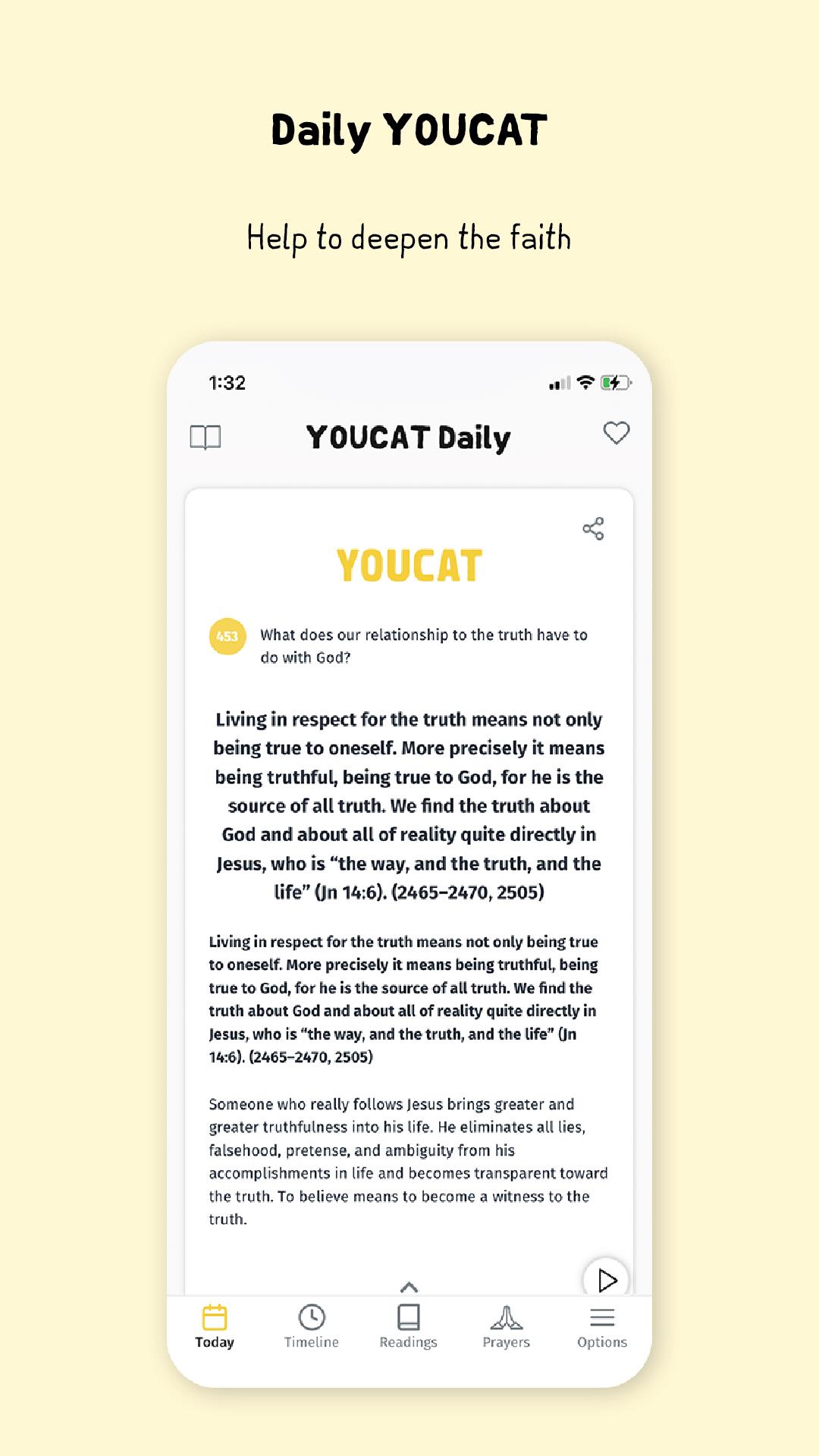 YOUCAT Daily, Bible, Catechism  Screenshot 6