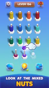 Wood Nuts & Bolts: Colors Sort Screenshot 1