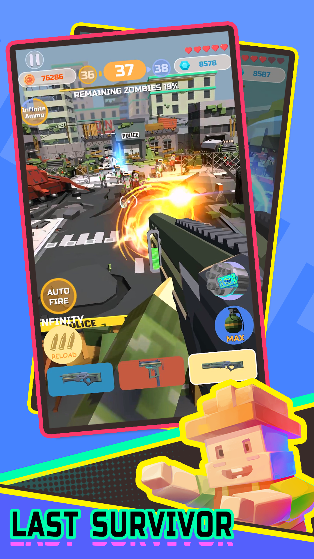 Pixel Zombie Hero Screenshot 2