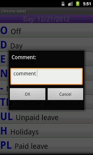 My ShiftWork Lite Screenshot 3