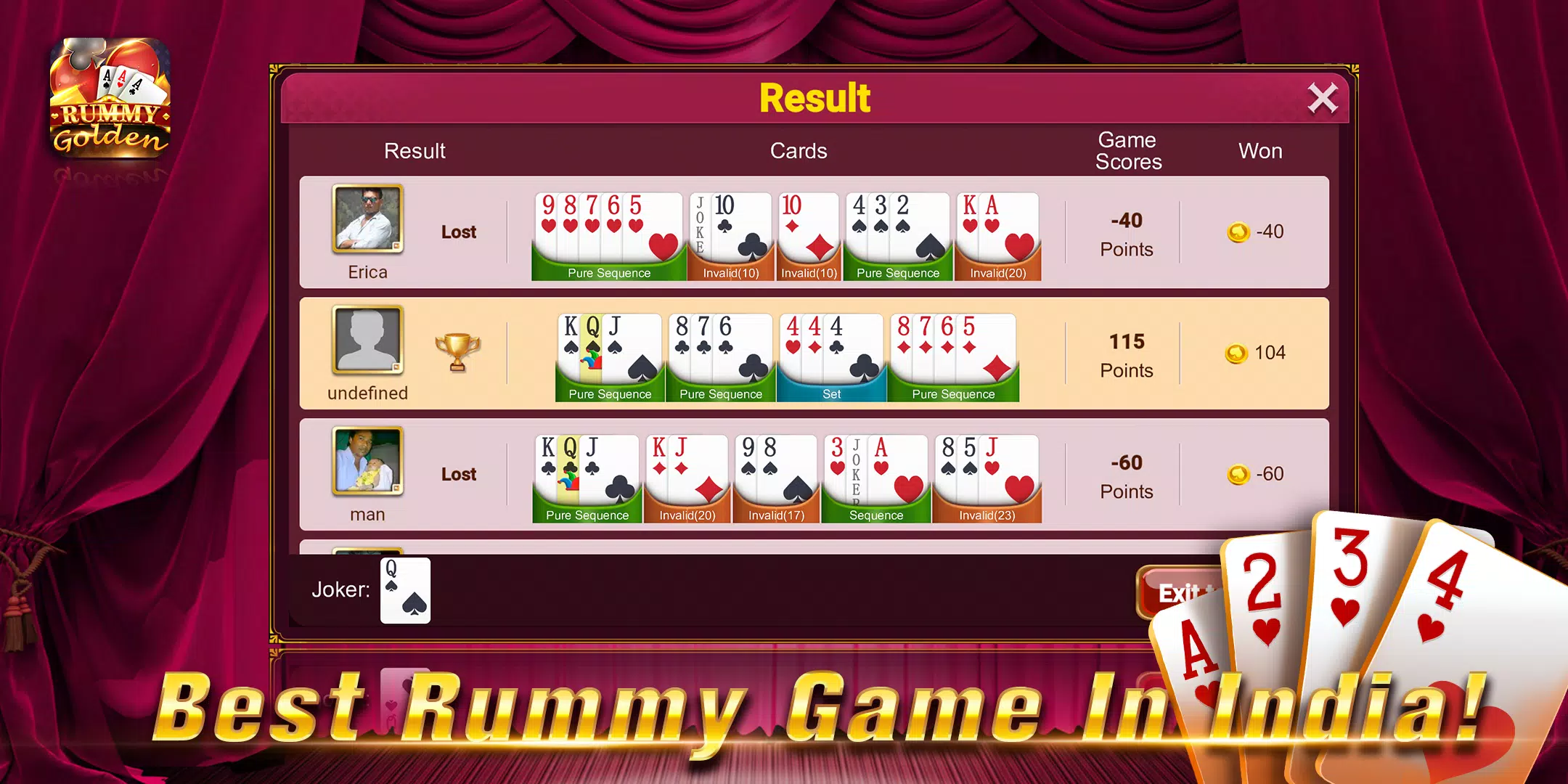 Golden Rummy Screenshot 2