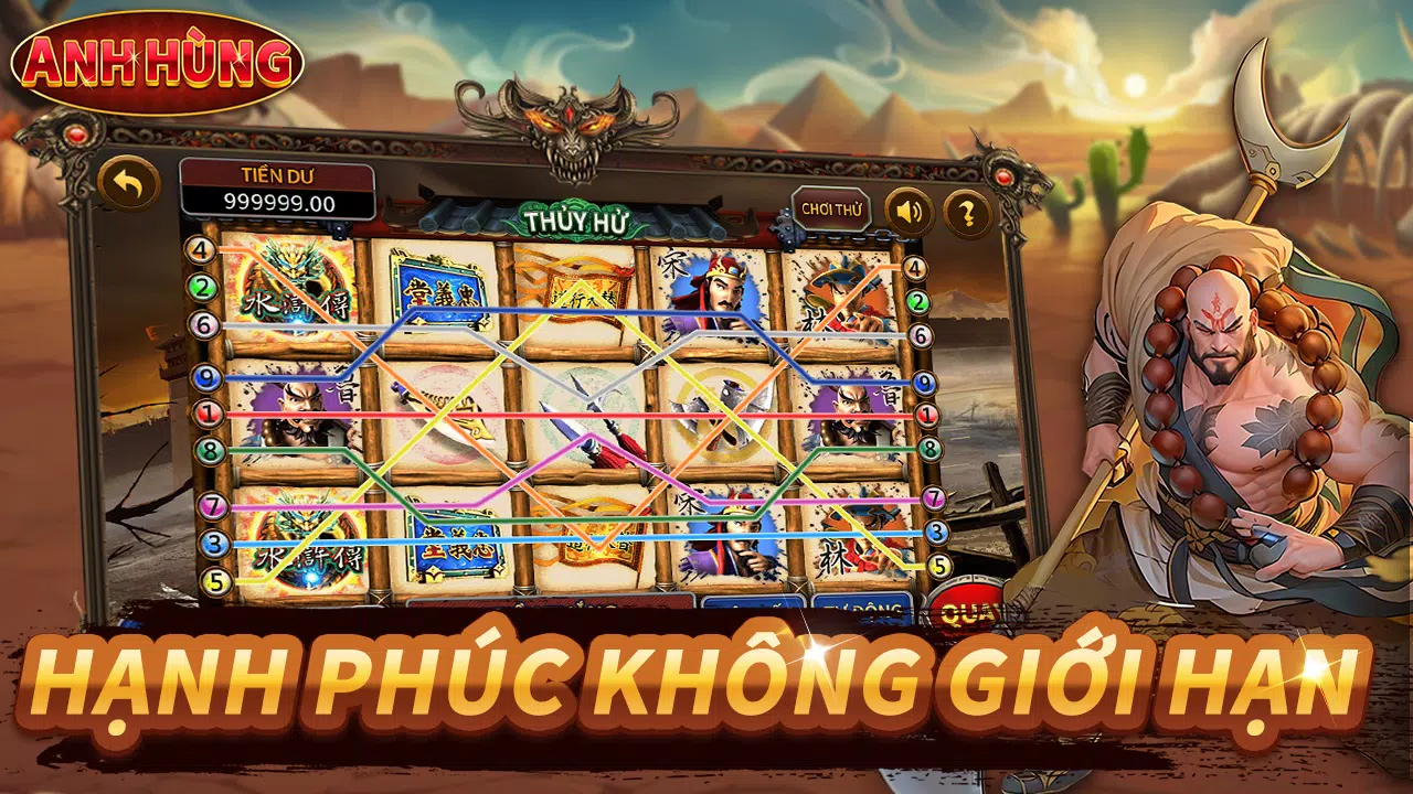 Anh hùng Slots Game Screenshot 1