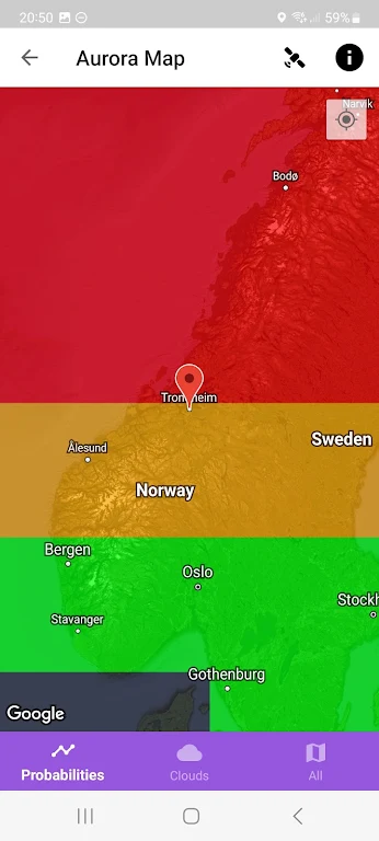 My Aurora Forecast & Alerts Screenshot 2