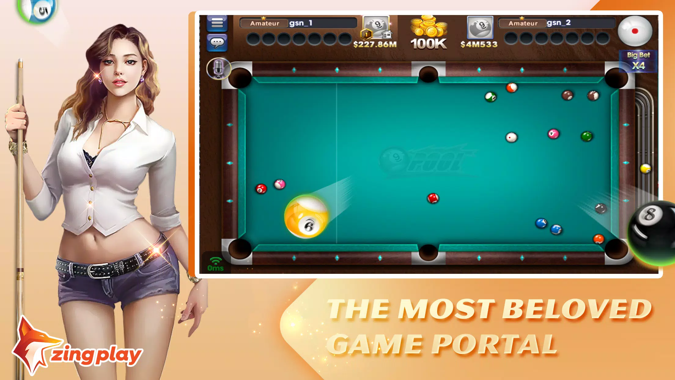 ZingPlay Games Pool & Casual  Screenshot 2