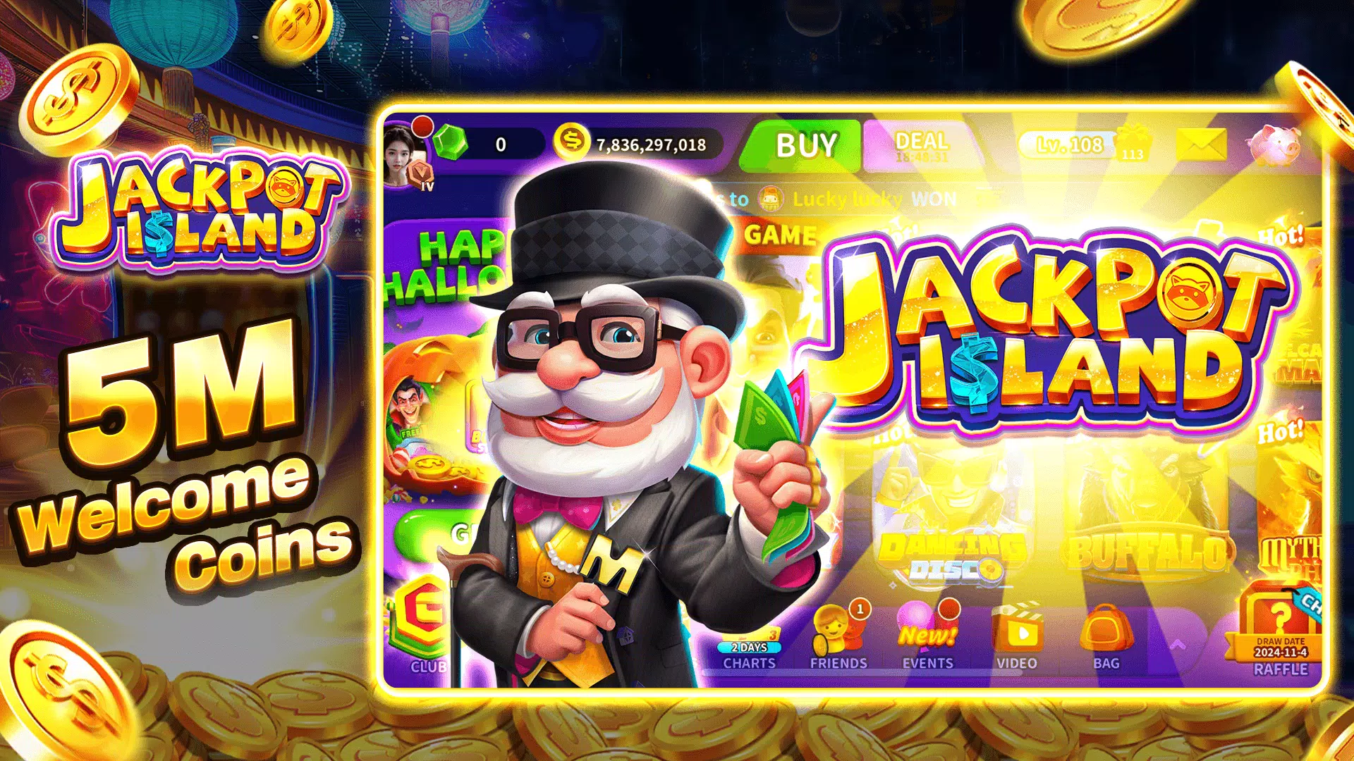 Jackpot Island Slots Machine  Screenshot 4