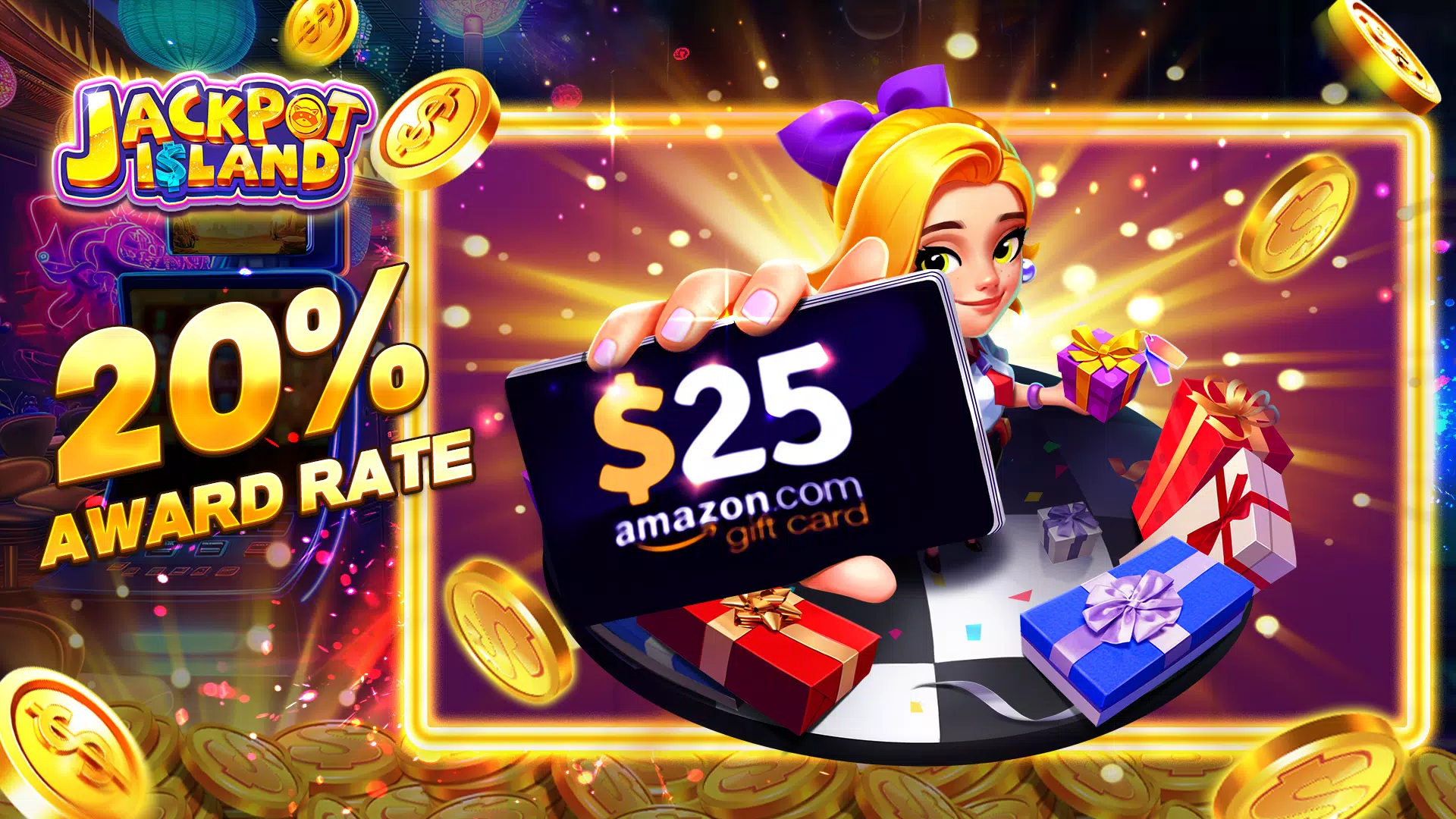 Jackpot Island Slots Machine  Screenshot 1