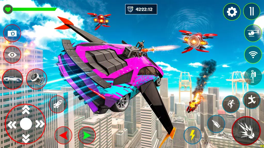 Red Ball Robot Car: Robot Game Screenshot 3