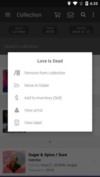 Discogs  Screenshot 5