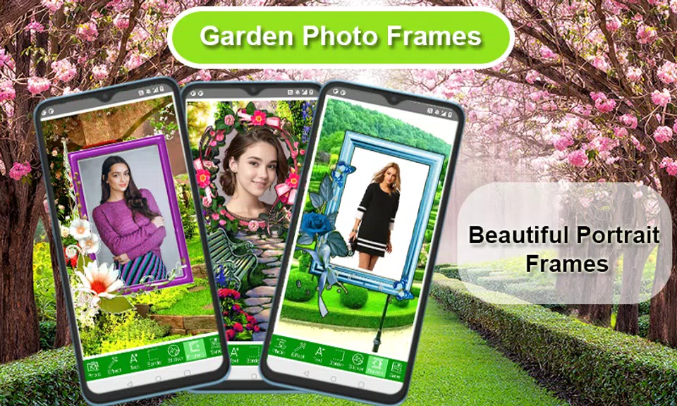 Garden Photo Frames & Editor  Screenshot 2