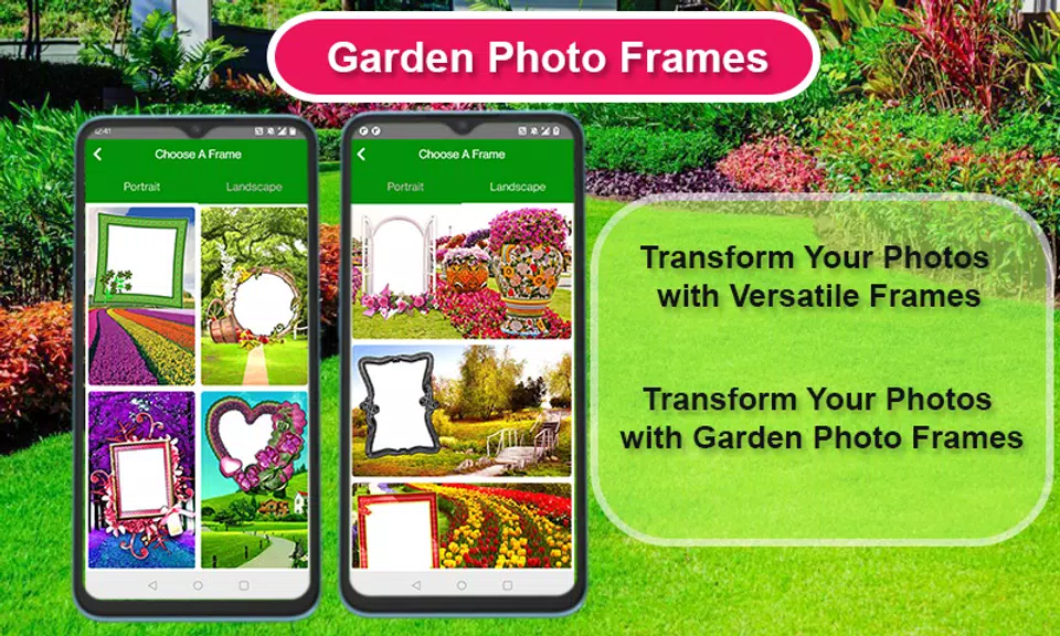Garden Photo Frames & Editor  Screenshot 1