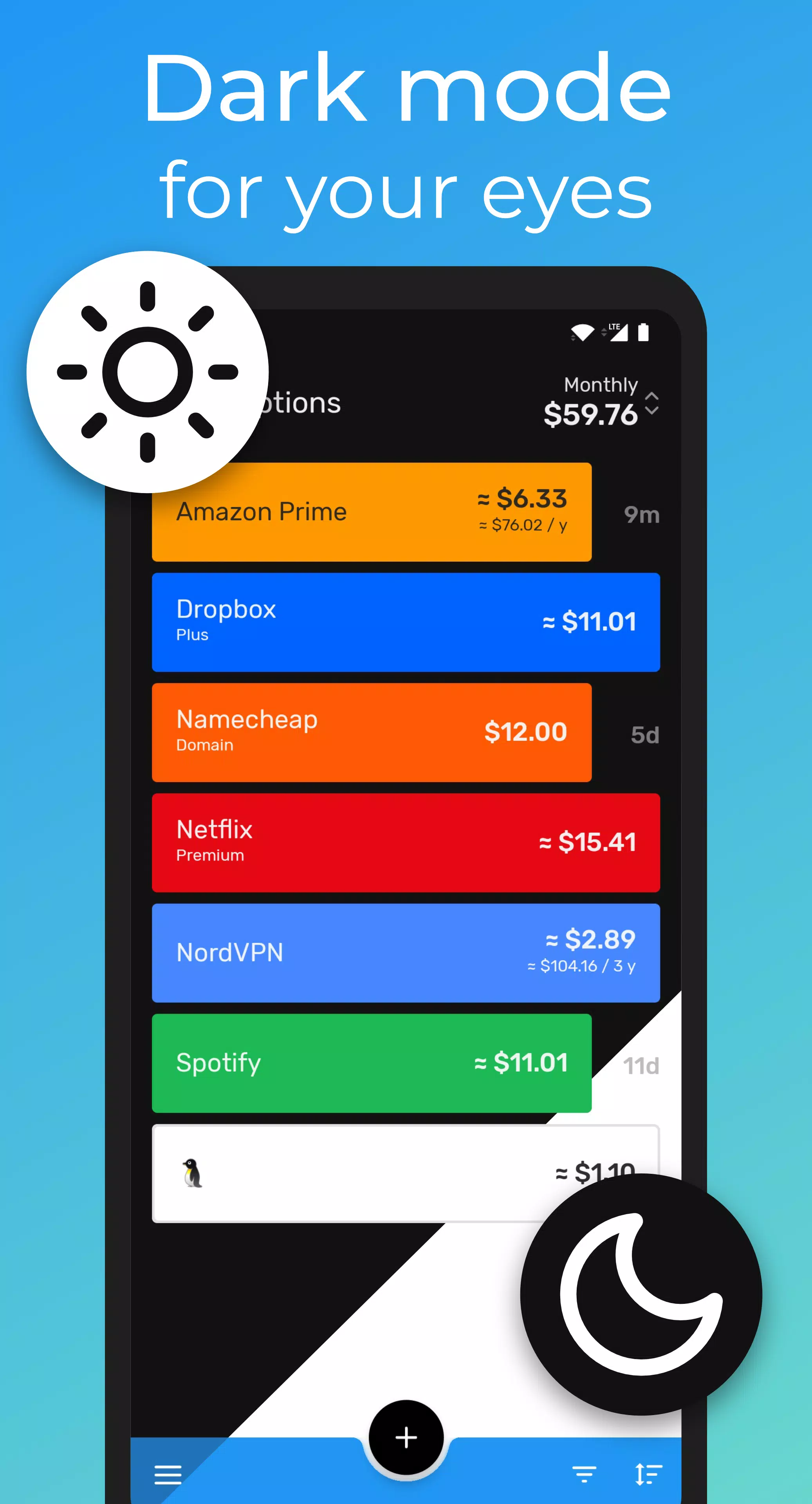 Subscriptions  Screenshot 5
