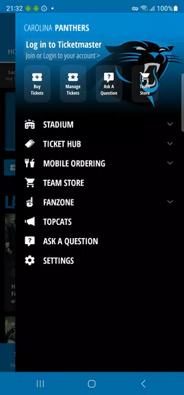 Carolina Panthers Mobile  Screenshot 3