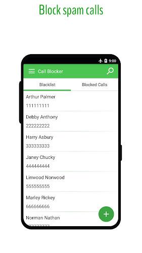 Phone Call Blocker - Blacklist  Screenshot 1