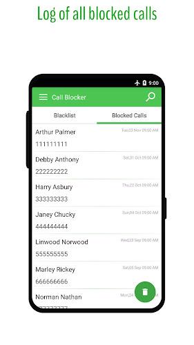 Phone Call Blocker - Blacklist  Screenshot 4