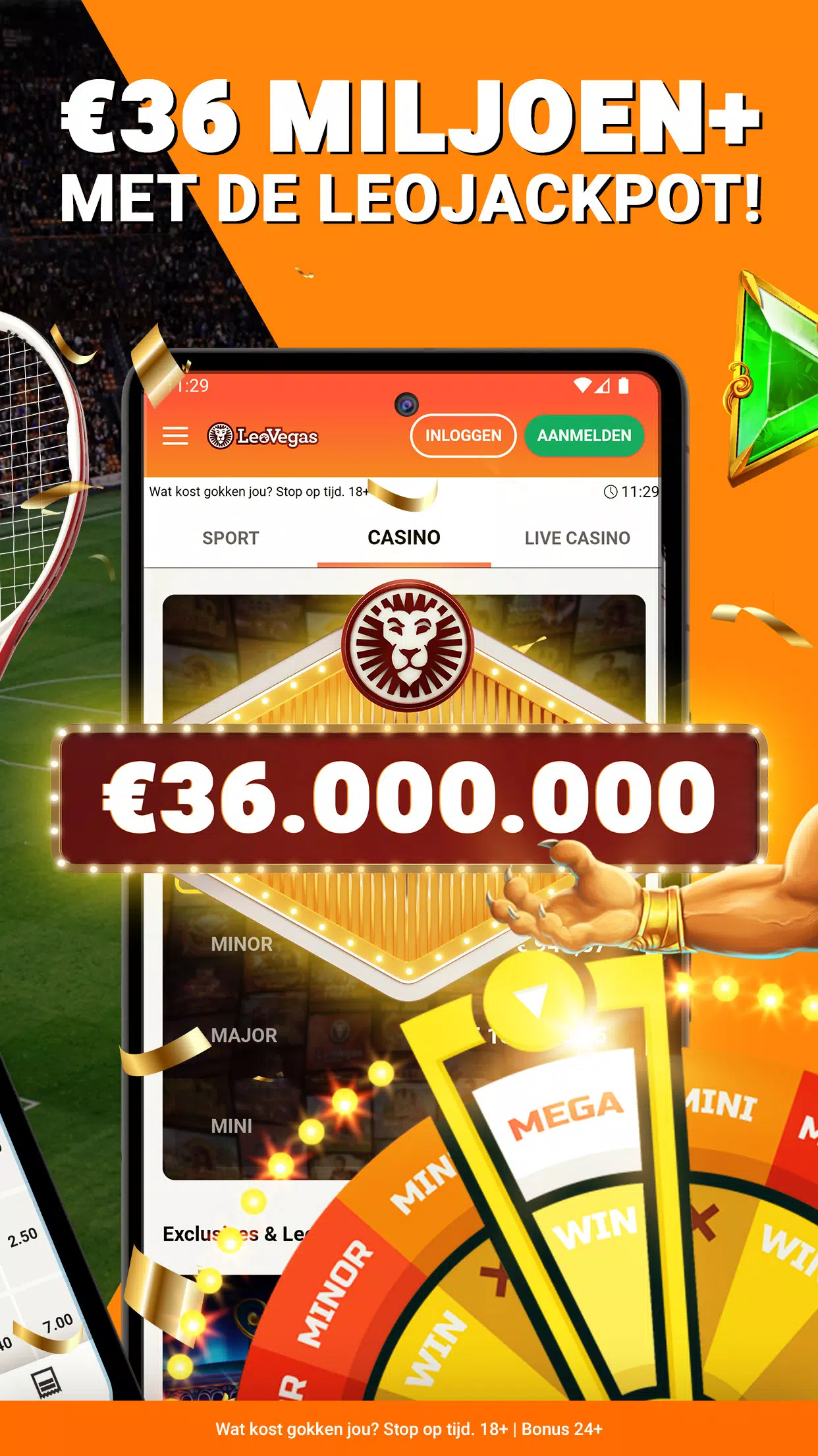 LeoVegas NL Casino & Sport  Screenshot 1