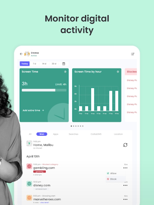 Kids App Qustodio  Screenshot 4