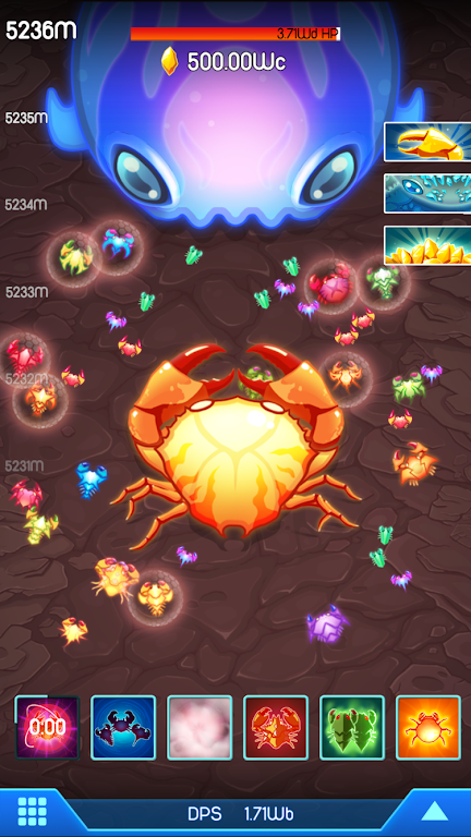 Crab War: Idle Swarm Evolution  Screenshot 1