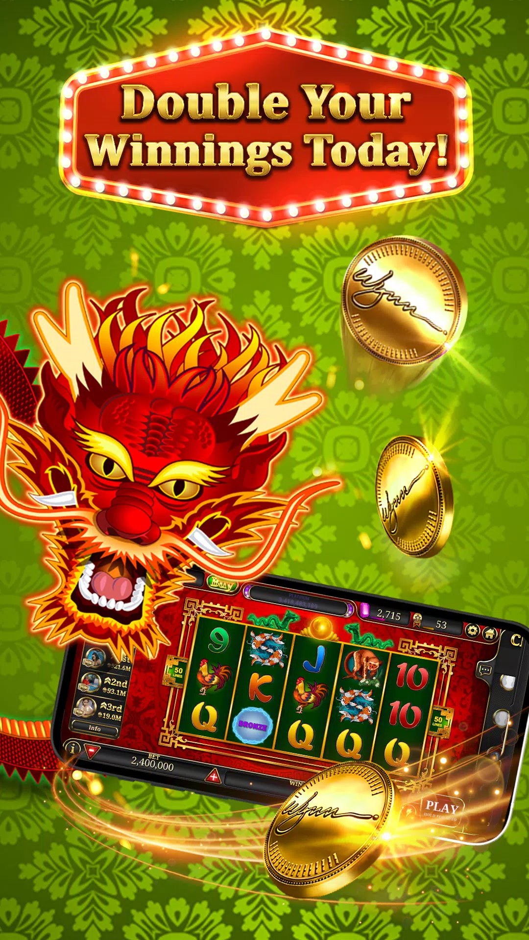 Wynn Slots Las Vegas Casino  Screenshot 1