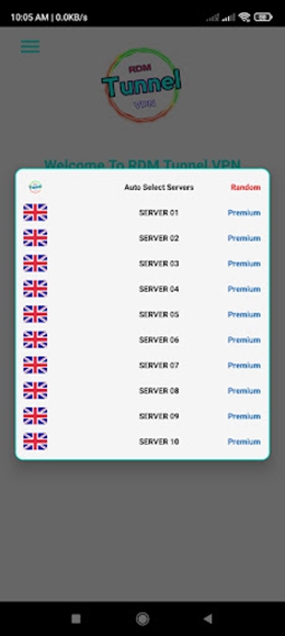 RDM Tunnel VPN - Unlimited Net  Screenshot 1