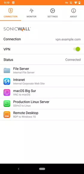 SonicWall Mobile Connect  Screenshot 2