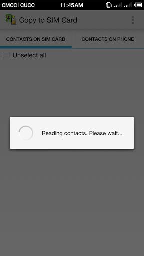 Copy to SIM Card  Screenshot 15