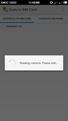 Copy to SIM Card  Screenshot 10