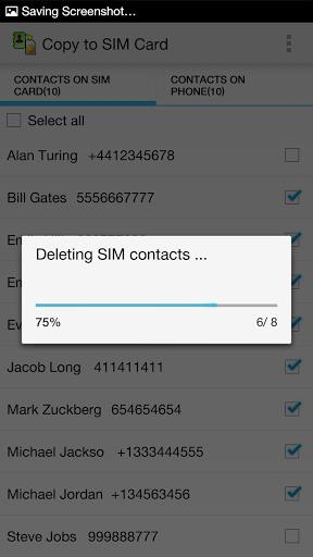 Copy to SIM Card  Screenshot 17