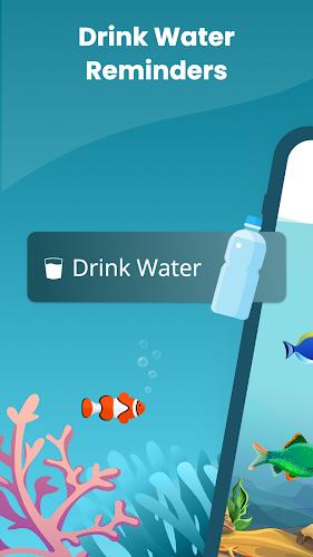 Drink Water Reminder Aquarium  Screenshot 1